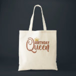 Birthday Queen Crown Gift Girly Rose Wife Bestie Tote Bag<br><div class="desc">Birthday Queen Crown Gift Girly Rose Wife Bestie</div>