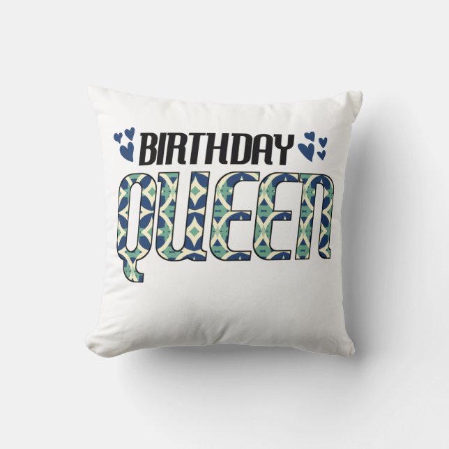 Birthday Queen Cushion (Front)