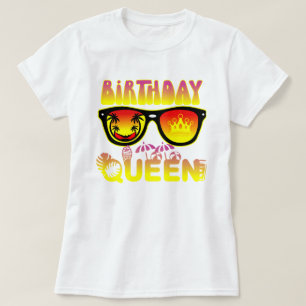 Birthday Queen Design T-Shirt
