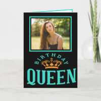 Birthday Queen Happy Birthday Card