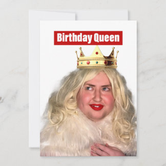 Birthday Queen Holiday Card