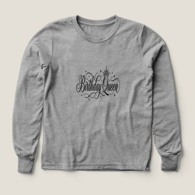 Birthday Queen Matching Customised Team Gift Group (Design Front)