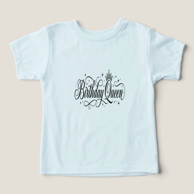 Birthday Queen Matching Customised Team Gift Group (Design Front)