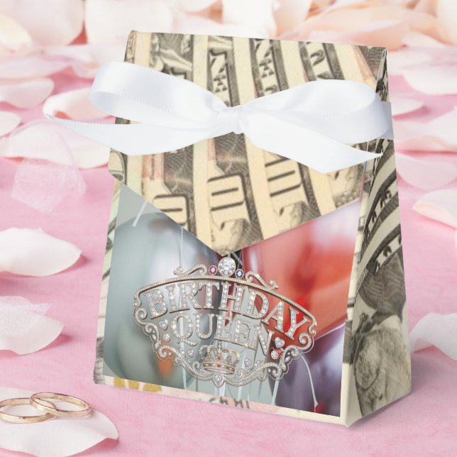 Birthday Queen Money Favour Box (Wedding)