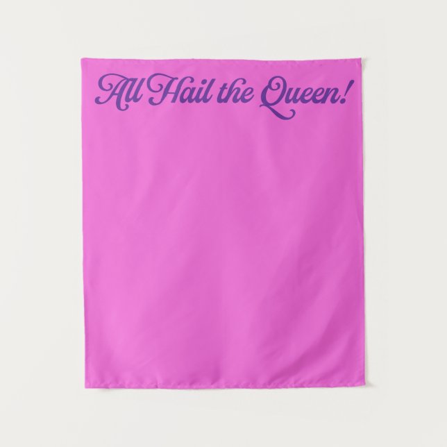 Birthday Queen  Tapestry (Front)