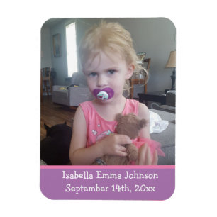 Birthday Reminder Photo Magnet