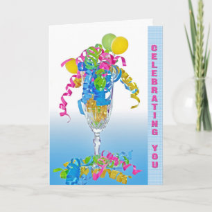 Birthday Ribbons and Balloons Card