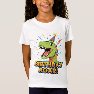Birthday Roar Cute Dinosaur Birthday Party Design T-Shirt