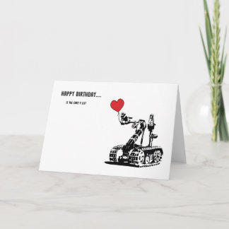 Birthday Robot Card
