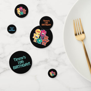 Birthday Robot Table Confetti