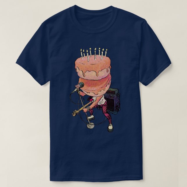 Birthday Rock T-Shirt (Design Front)