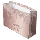 Birthday rose gold drips pink girly