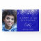 Birthday royal blue glitter custom photo welcome