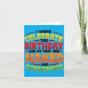 Birthday Screaming Funny Birthday Card
