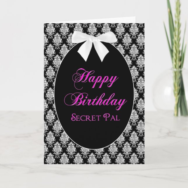 BIRTHDAY - SECRET PAL - MEMORIES CARD (Front)