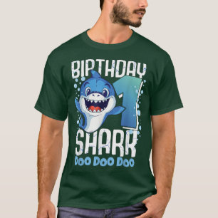 Birthday Shark 1st Birthday Boy Shark 1 Year Shark T-Shirt