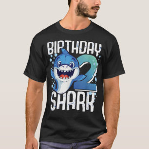 Birthday Shark 2nd Birthday Boy Shark 2 Years Shar T-Shirt