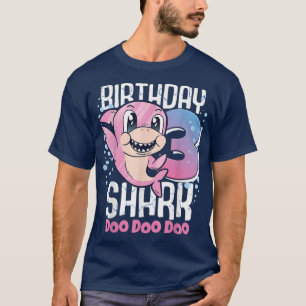 Birthday Shark 3rd Birthday Girl Shark 3 Years T-Shirt
