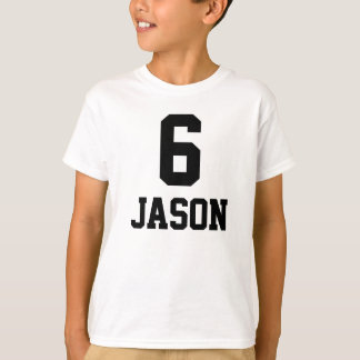 Birthday Shirt 6 + Name