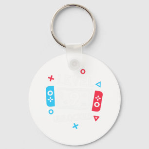 Birthday Shirt Boy Level 9 Unlocked Video Game Par Key Ring