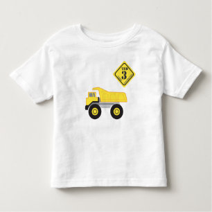 Birthday Shirt - Dump Truck Construction