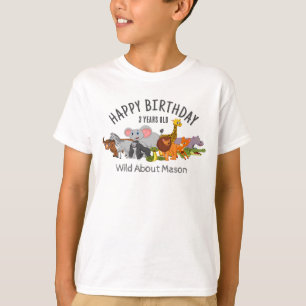 Birthday Shirt! Jungle Theme personalised T-Shirt