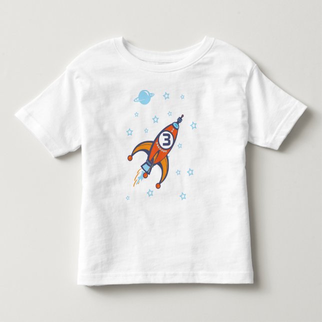 Birthday Shirt - Rocket Shirt (Front)