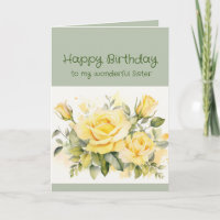 Birthday Sister Blessed by you Flowers