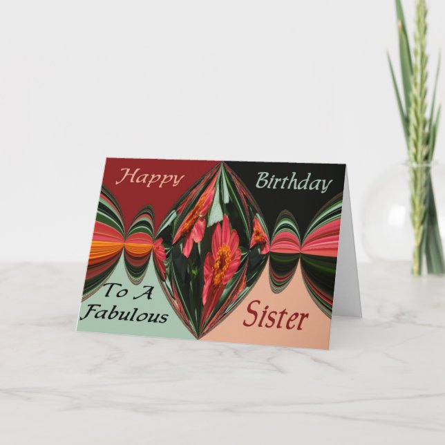 Birthday Sister Card (Front)