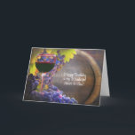 Birthday Sister In Law Funny Wine Themed Grapes Holiday Card<br><div class="desc">Happy birthday sister in law! You are wonderful and all the best wishes,  today and everyday,  Happy Birthday!</div>