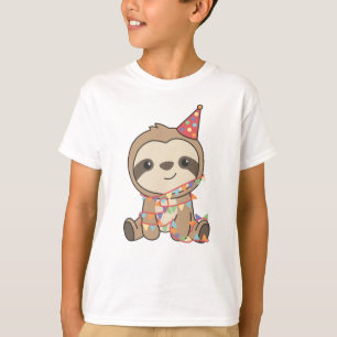 Birthday Sloth For Children A Birthday T-Shirt
