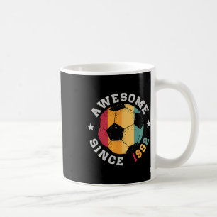 Birthday Soccer Player 33 Year Old Awesome Since 1 Coffee Mug
