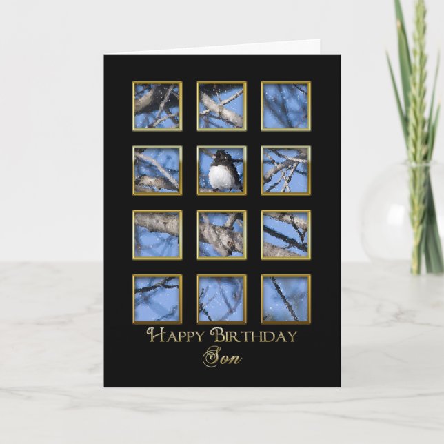 Birthday - Son - Nataure Card (Front)