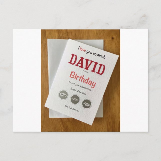 Birthday Special Card For You friend (Front)