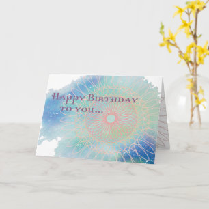 Birthday Spiral Card