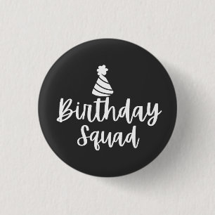 Birthday Squad 3 Cm Round Badge