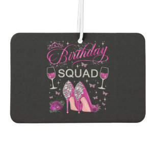 Birthday Squad Butterflies Car Air Freshener
