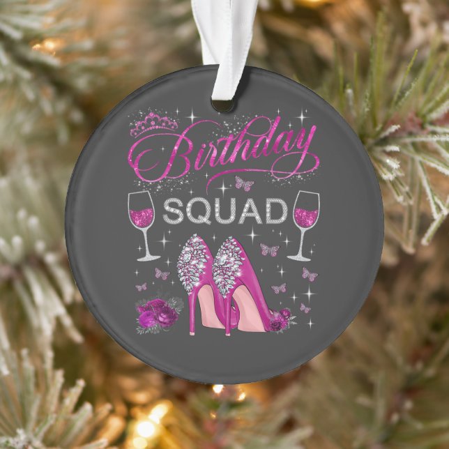 Birthday Squad Butterflies Ornament (Tree)