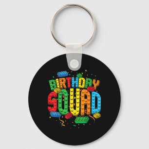 Birthday Squad Playing Bricks Brick Builder Block Key Ring