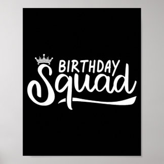 Birthday Squad Poster