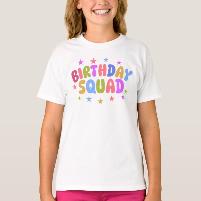 Birthday Squad T-Shirt (Front)