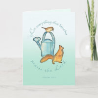 Birthday/Squirrel and Wren