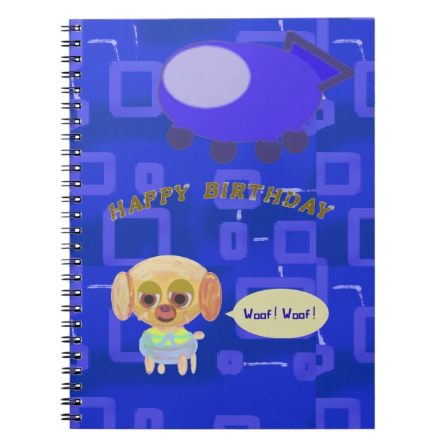 Birthday Stationery Notebook (Front)