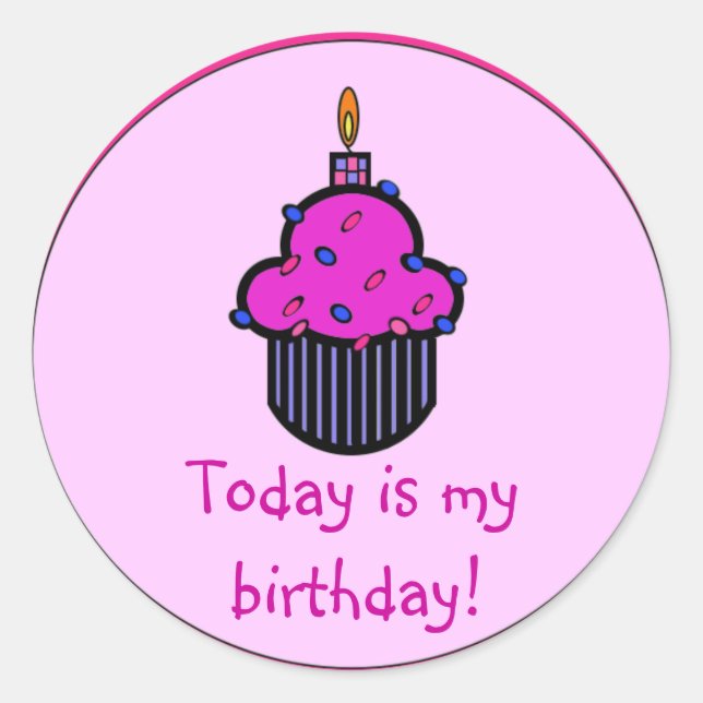 Birthday Sticker (Front)