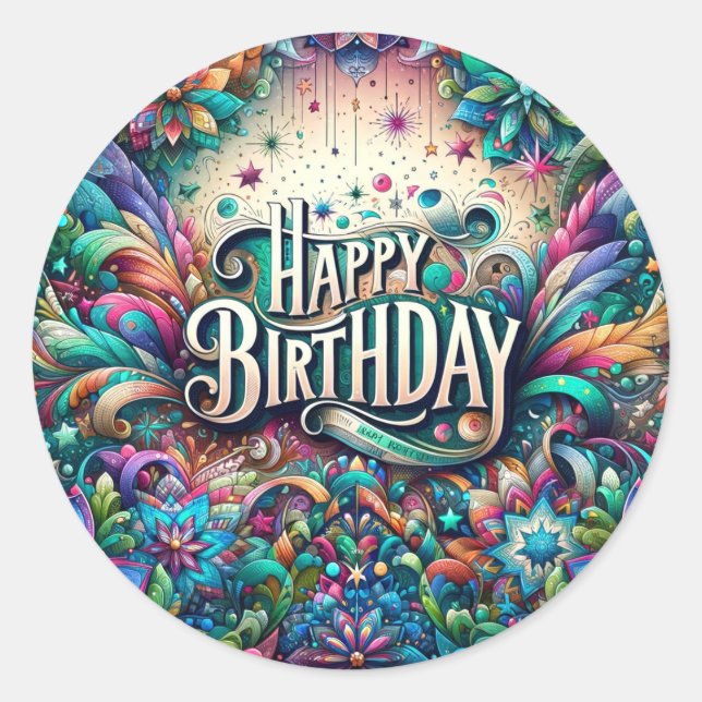  Birthday sticker (Front)