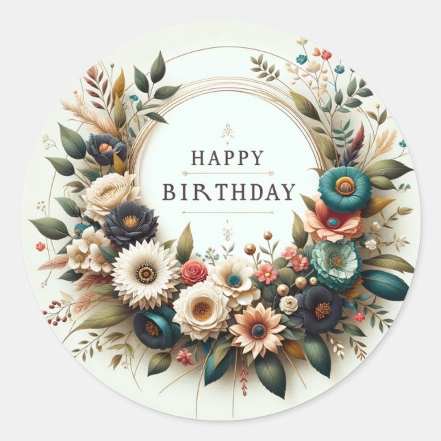 Birthday stickers (Front)