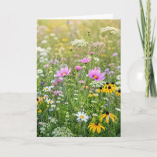 Birthday Summer Wildflower Meadow Card