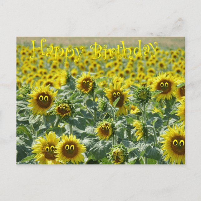 Birthday sunnies postcard (Front)