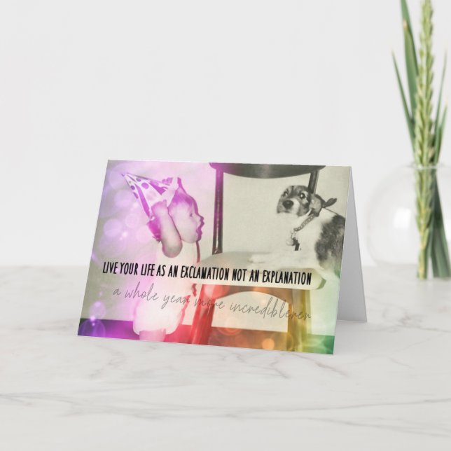 BIRTHDAY SURPRISE Greeting Card (Front)