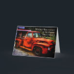 Birthday - Sweetheart (Boyfriend) Card<br><div class="desc">If your guy loves old cars or just things from yesteryear,  he'll love this card.</div>